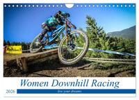 Women Downhill Racing (Wandkalender 2026 DIN A4 quer), CALVENDO Monatskalender