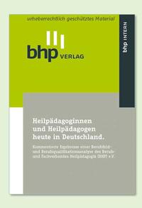 Heilpädagoginnen und Heilpädagogen heute in Deutschland