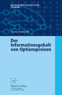 Vorderes Coverbild Der Informationsgehalt von Optionspreisen