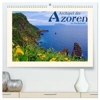 Archipel der Azoren im Nordatlantik (hochwertiger Premium Wandkalender 2026 DIN A2 quer), Kunstdruck in Hochglanz