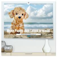 Wenn Papier zum Leben erwacht (hochwertiger Premium Wandkalender 2026 DIN A2 quer), Kunstdruck in Hochglanz