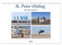 St. Peter-Ording Stranderlebnisse (Tischkalender 2026 DIN A5 quer), CALVENDO Monatskalender