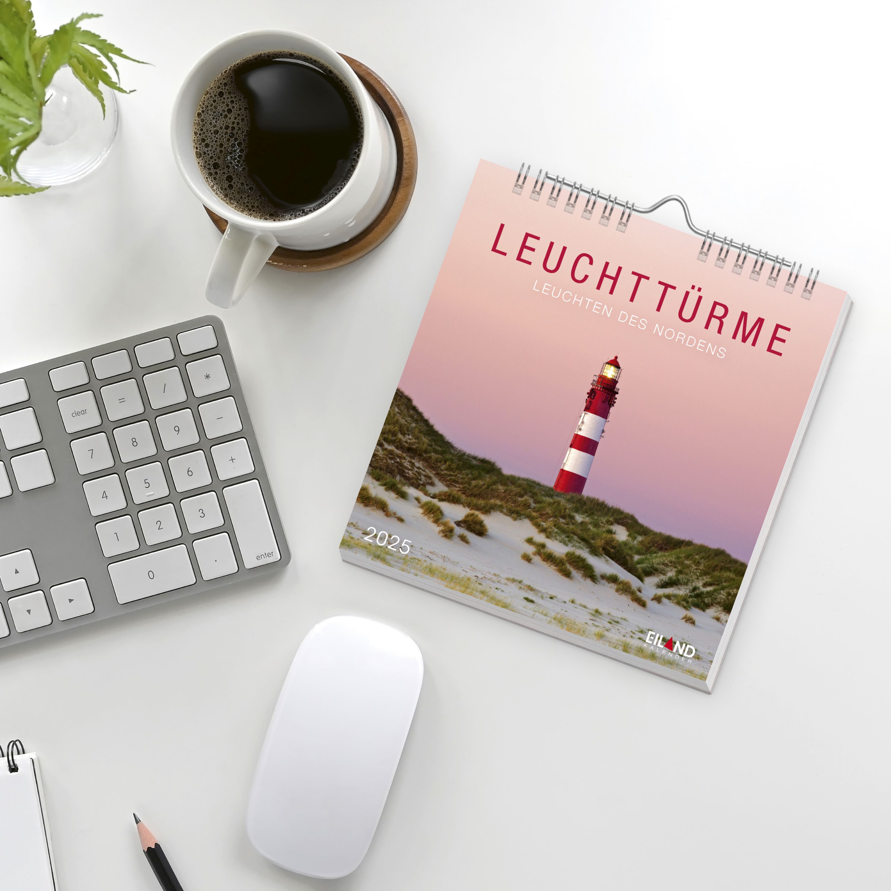 Leuchttürme Postkartenkalender 2025 - An der Nord- und Ostseeküste
