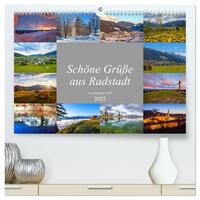 Schöne Grüße aus Radstadt (hochwertiger Premium Wandkalender 2025 DIN A2 quer), Kunstdruck in Hochglanz