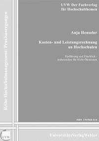 Vorderes Coverbild Kosten- und Leistungsrechnung an Hochschulen