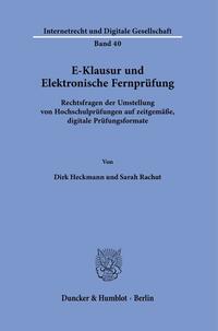 E-Klausur und Elektronische Fernprüfung.