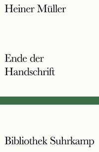 Ende der Handschrift