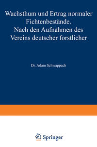 Vorderes Coverbild Wachstum und Ertrag normaler Fichtenbestände