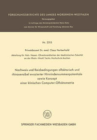 Nachweis und Reizbedingungen olfaktorisch und rhinosensibel evozierter Hirnrindensummenpotentiale sowie Konzept einer klinischen Computer-Olfaktometrie