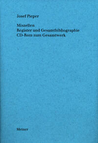 Miszellen. Register und Gesamtbibliographie. CD-ROM zum Gesamtwerk