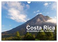 Costa Rica - Regenwald und Vulkane (Wandkalender 2025 DIN A4 quer), CALVENDO Monatskalender
