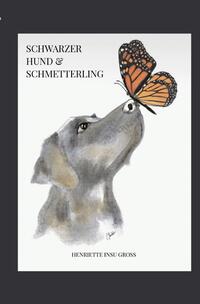 Schwarzer Hund &amp; Schmetterling