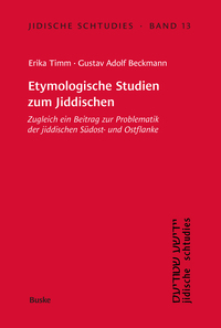 Etymologische Studien zum Jiddischen