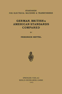 Comparison of Principal Points of Standards for Electrical Machinery (Rotating Machines and Transformers)