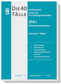 Die 40 Wichtigsten Fälle ZPO I