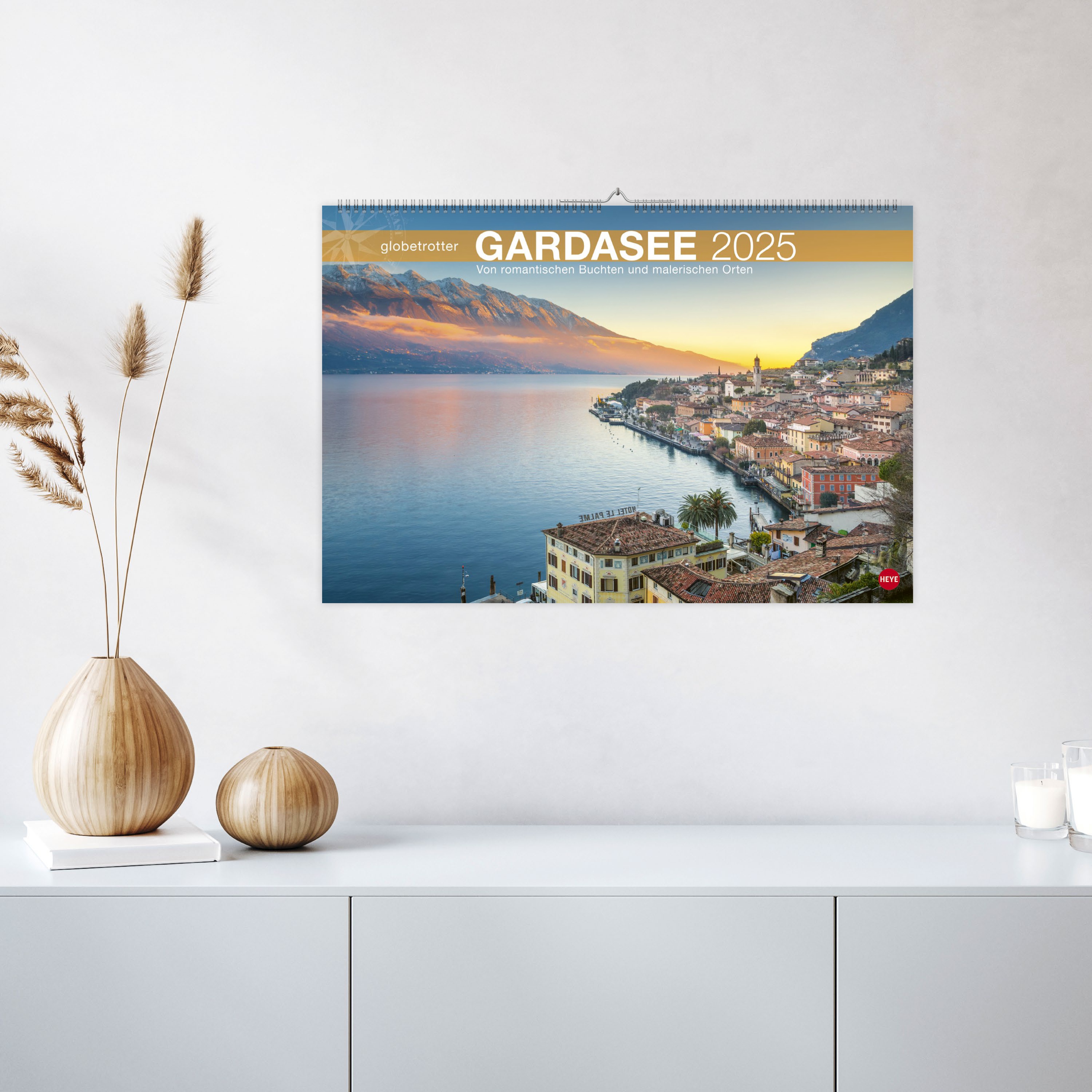 Gardasee Globetrotter Kalender 2025 - Von romantischen Buchten und malerischen Orten