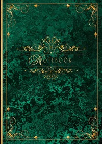 Besondere Premium Vintage Notizbücher / Premium A5 Blanko-Notizbuch im Vintage-Stil - Farbe Aqua-grün