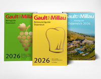 Vorderes Coverbild Gault&Millau Österreich 2026