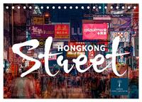 Hongkong Street (Tischkalender 2026 DIN A5 quer), CALVENDO Monatskalender
