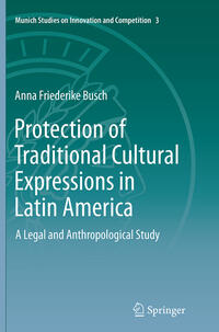 Vorderes Coverbild Protection of Traditional Cultural Expressions in Latin America