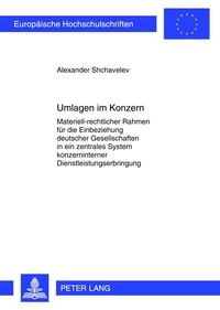 Vorderes Coverbild Umlagen im Konzern