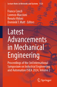 Latest Advancements in Mechanical Engineering