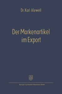 Der Markenartikel im Export