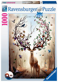 Vorderes Coverbild Ravensburger Puzzle 15018 - Magischer Hirsch - 1000 Teile Puzzle für Erwachsene und Kinder ab 14 Jahren, Puzzle mit Hirsch-Motiv