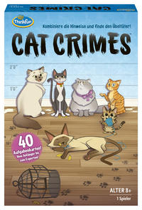 Vorderes Coverbild ThinkFun Cat Crimes - Konzentrationsspiel ab 8 Jahre