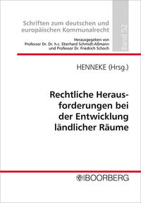 Vorderes Coverbild Rechtliche Herausforderungen bei der Entwicklung ländlicher Räume