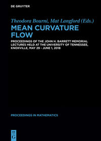 Vorderes Coverbild Mean Curvature Flow