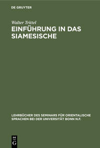 Einführung in das Siamesische
