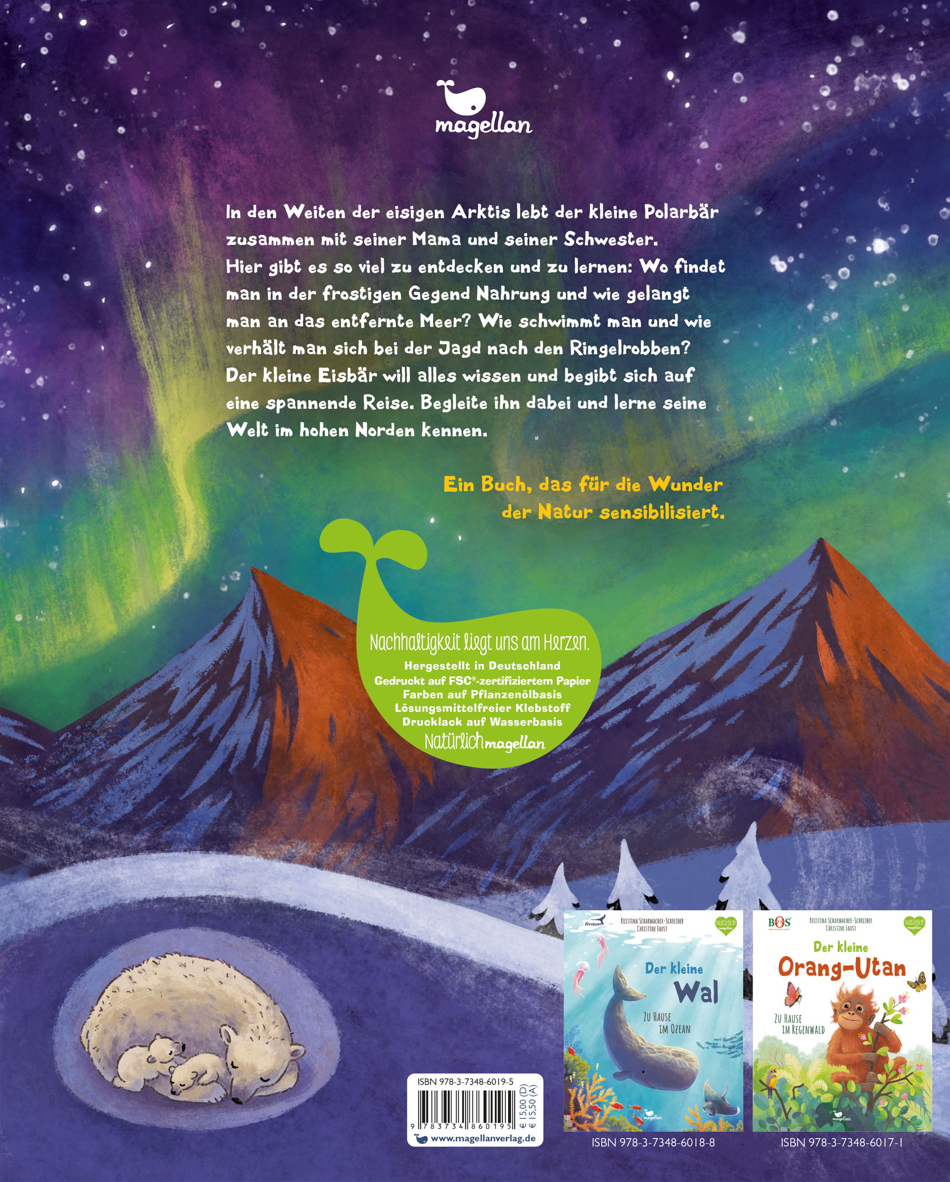 Rückseitencover Der kleine Polarbär - Zu Hause in der Arktis