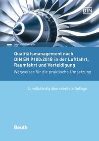 Vorderes Coverbild Qualitätsmanagement nach DIN EN 9100:2018 in der Luftfahrt, Raumfahrt und Verteidigung - Buch mit E-Book