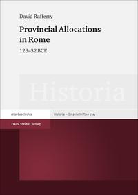 Provincial Allocations in Rome