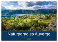 Naturparadies Auvergne (Wandkalender 2026 DIN A2 quer), CALVENDO Monatskalender