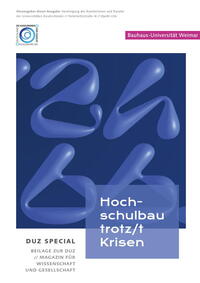 Vorderes Coverbild Hochschulbau trotz/t Krisen