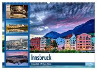 Innsbruck - Capital of the Alps (Wandkalender 2026 DIN A2 quer), CALVENDO Monatskalender