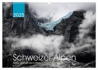 Schweizer Alpen. Natur und Landschaften (Wandkalender 2025 DIN A3 quer), CALVENDO Monatskalender