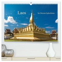 Laos - Im Herzen Indochinas (hochwertiger Premium Wandkalender 2026 DIN A2 quer), Kunstdruck in Hochglanz