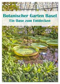 Botanischer Garten Basel - Eine Oase zum Entdecken (Tischkalender 2026 DIN A5 hoch), CALVENDO Monatskalender