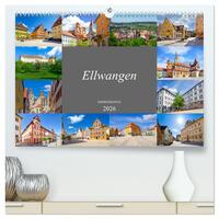 Ellwangen Impressionen (hochwertiger Premium Wandkalender 2026 DIN A2 quer), Kunstdruck in Hochglanz