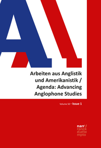 Vorderes Coverbild AAA - Arbeiten aus Anglistik und Amerikanistik - Agenda: Advancing Anglophone Studies 50, 1