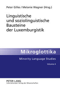 Vorderes Coverbild Linguistische und soziolinguistische Bausteine der Luxemburgistik