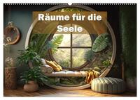 Räume für die Seele (Wandkalender 2025 DIN A2 quer), CALVENDO Monatskalender