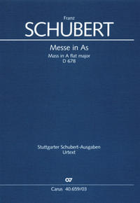 Messe in As (Klavierauszug)
