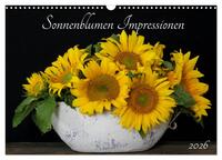 Sonnenblumen Impressionen (Wandkalender 2026 DIN A3 quer), CALVENDO Monatskalender