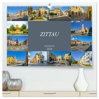 Zittau Impressionen (hochwertiger Premium Wandkalender 2026 DIN A2 quer), Kunstdruck in Hochglanz