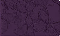 Alpha Edition - Ladytimer TO GO Deluxe Purple 2025 Taschenkalender, 15,3x8,7cm, Kalender mit 128 Seiten, mit Platz für Notizen, Monatsübersicht, internationales Kalendarium