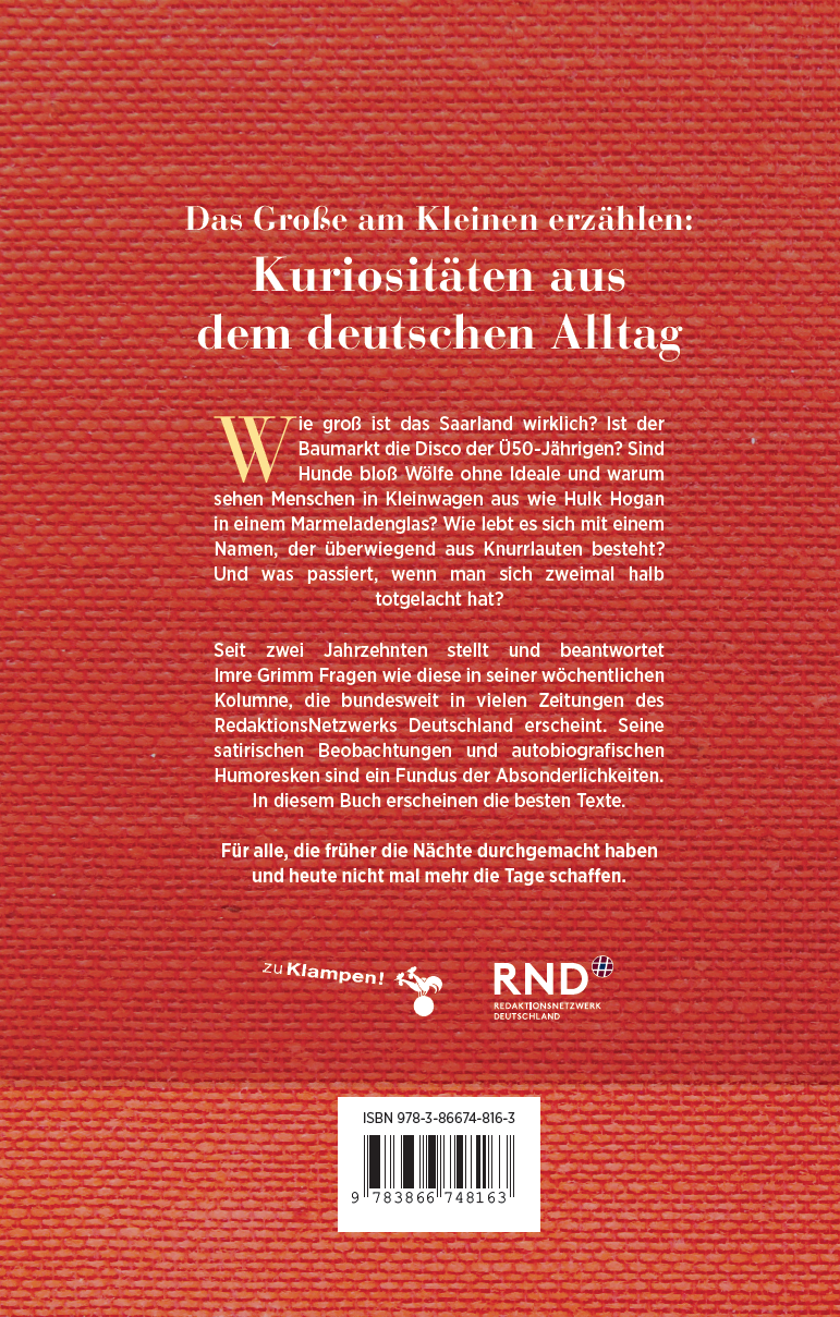Rückseitencover Über Leben in Deutschland